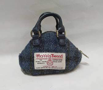 Ladies Harris Tweed Clasp Coin Purse Eigg in Multi