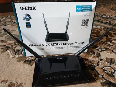 D-Link Wireless N300 ADSL2+Modem Router