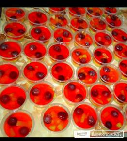 Puding trifle,choco jar,kek coklat moist