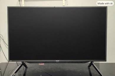 TV Sharp 40" Screen Gelap Sound OK