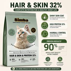 MAIN ORIGINAL SIMBA Premium Kibbles 10kg Makanan K