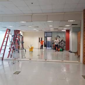 WALL MIRROR l pasang cermin dinding