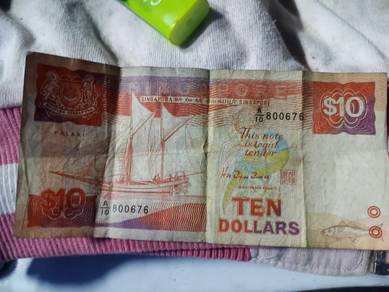 duit kertas singapore tahun 1980