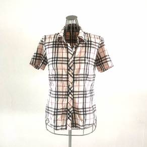Burberry Nova Check Printed Short Sleeve Shirt