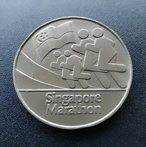 The Singapore Marathon 1982 Coin