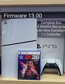 Used PS5 Slim 1TB Disk [FW13.00], 6Mths Warr