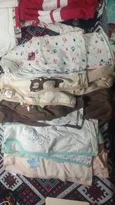 Set Baju Bayi 6-12 Minggu | 5 Pasang (Baju+Seluar)