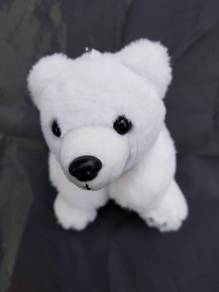 Polar Bear Plush Keychain / Bag Charm