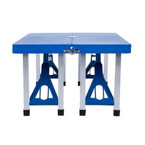 meja picnic biru 4 seater pvc
