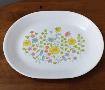 Dulang corelle meadow platter plate
