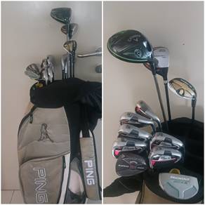 Full Golf Set Callaway Cobra Ping Bag