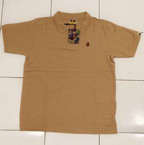 A Bathing Ape Head Logo Polo ( L & XL)