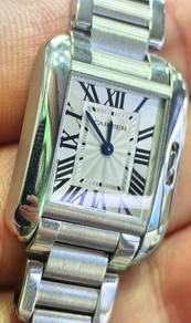 Pre Own Cartier Tank Anglaise With Box And Card