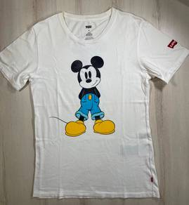 Levi’s X Disney Mickey White Tee #CP Used
