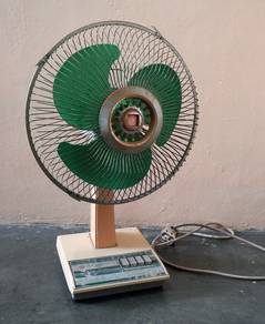Kipas KDK Vintage Antique Table Fan 12" 30cm 80s