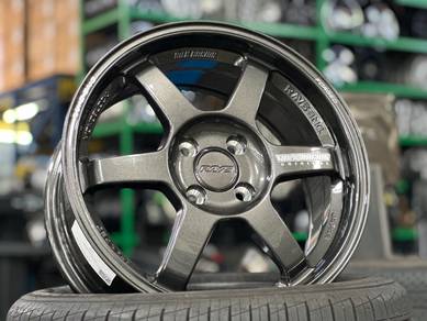 New 16 TE37 AOW DGM Rim City Jazz Vios Yaris Myvi