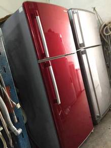 Merah Samsung Peti Sejuk Red Refrigerator Fridge