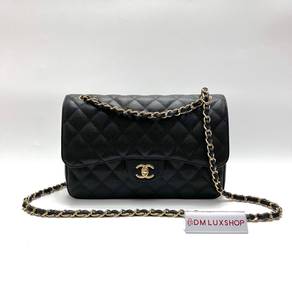 Preloved Chanel CF Jumbo Black Caviar GHW