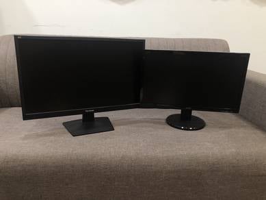 ViewSonic 24” & Acer 19” Monitor