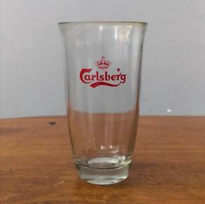 Vintage Carlsberg crown brand glass