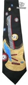 Electric Guitar Music #2 Cartoon Neck Tie