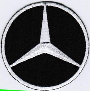 Mercedes-Benz Emblem Logo Motor Car Badge Patch
