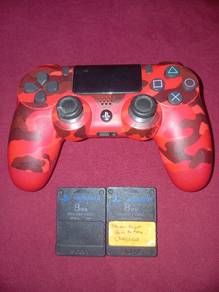 Play station Console & memory card