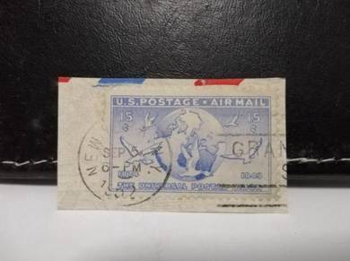 1952 USA Stamp UPU Pigeons Globe