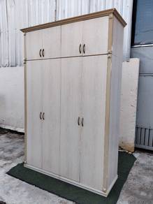 YE38L Almari Baju Kabinet 5.3x8' 8 Doors Wardrobe