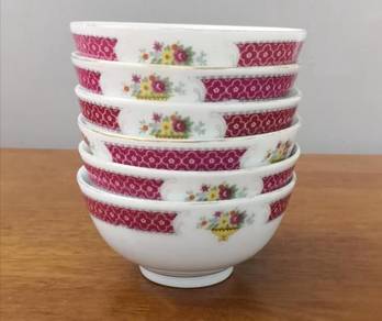 Mangkuk vintage oriental rice bowl 6