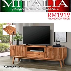 Quality Acacia Wood 1.8m TV CABINET