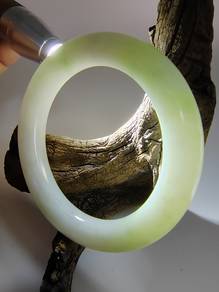 Gelang Giok Jadeite Jed Burma 56.80mm Dwi Warna