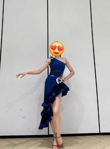 Dance Costume / Latin Ballroom Dress 