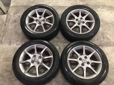 Original rim alza advance grey tayar giti radial