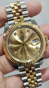 Rolex Datejust 41mm 126333 Champagne Diamond