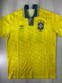 Umbro 1991 Brasil Home Jersey #EZ Used