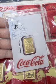 Limited Coca Cola PolarBear Pure Gold Bar 5g 999.9