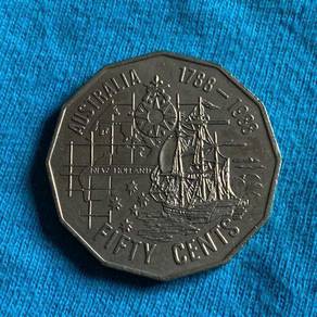 Australia 50 Cents 1988 - Elizabeth II