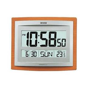 CASIO Wood Clock ID15S Digital Auto Calendar