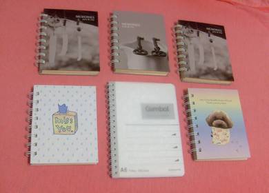 Small Spiral Binding Books -Set of 5 (New)