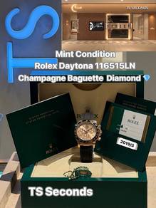 Rolex Daytona 116515LN Baguette Diamonds 2019