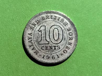 10 cents Malaya and British Borneo 1961 (B)