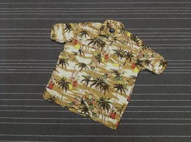 STUSSY KEMEJA HAWAII USA SIZE XL to L