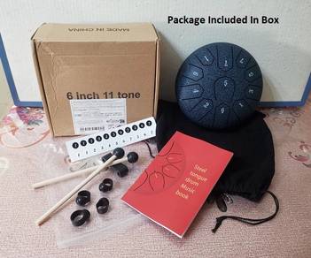 Music 11 Tone Steel Tongue Ethereal Drum. Gendang