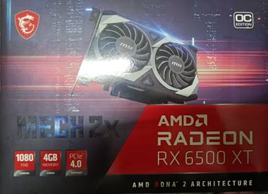 MSI AMD Radeon RX 6500 XT MECH 2X OC 4GB