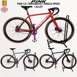 [ORIGINAL]PINK 1.0 700C Single Speed Fixie Bicycle