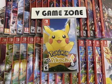 Nintendo Switch Pokemon Lets Go Pikachu Used Game