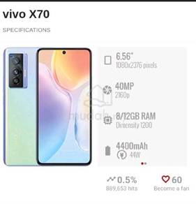 vivo x70 5g