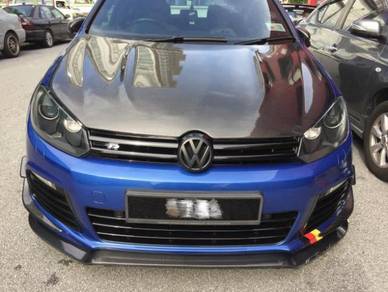 Vw Volkswagen Golf R gti mk6 bumper canard