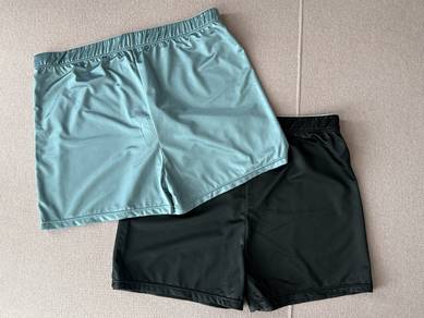 Men ice silk satin boxers short pant